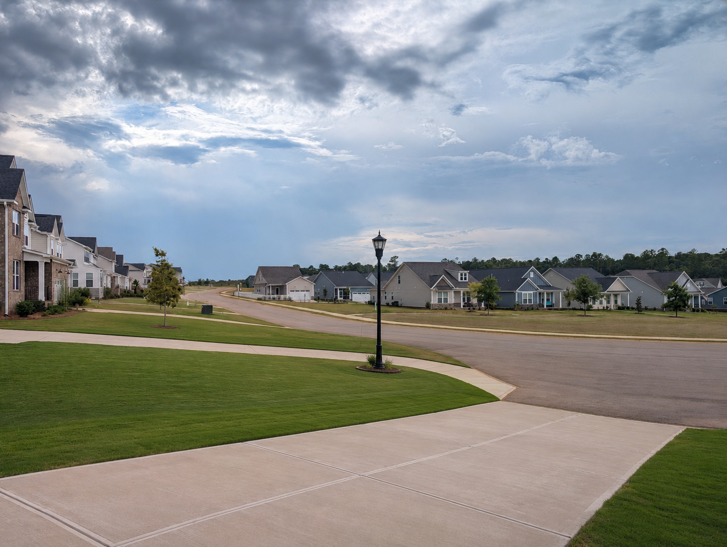 A wide view across Tavern Hill